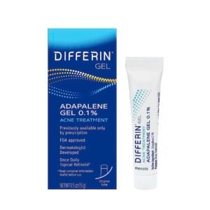 Differin Gel Traitement de l’Acné avec Adapalene 0.1%